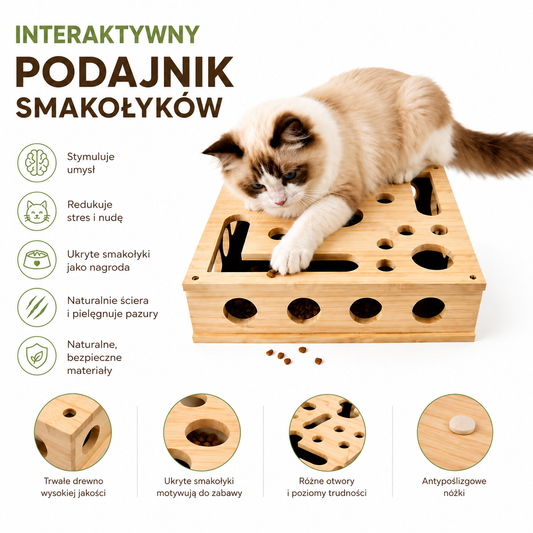 MiauBox - Interaktywny podajnik smakołyków